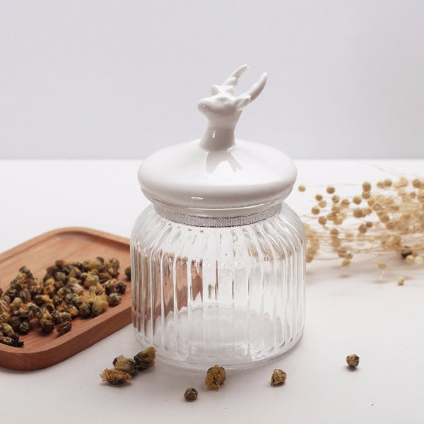 European Glass Jar