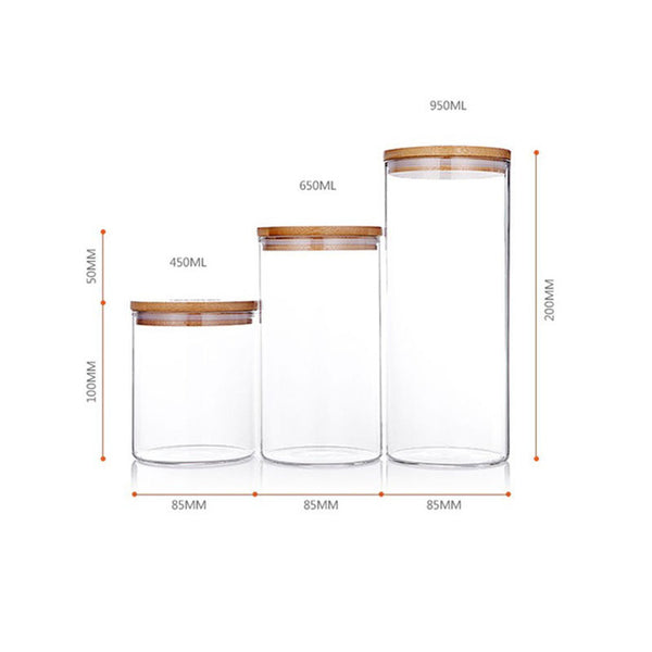 Glass Sealed Storage Jar