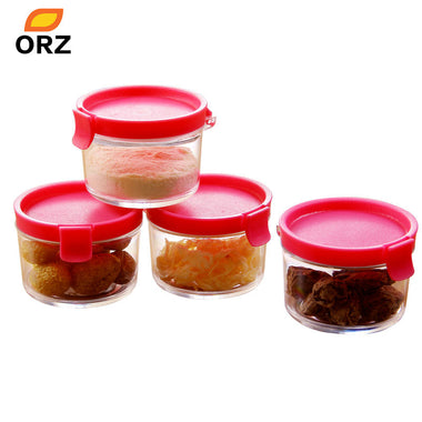 Plastic Jar With Lid Storage Box
