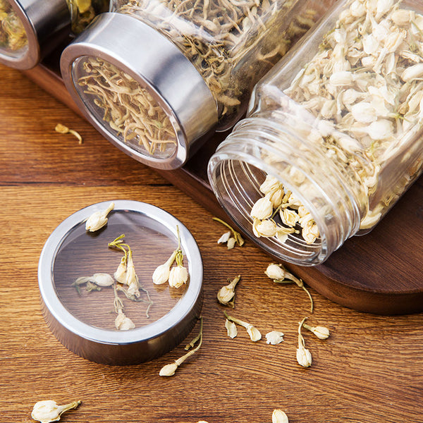 Transparent Glass Sealed Storage