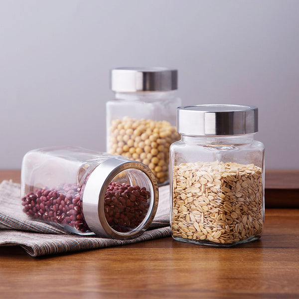 Transparent Glass Sealed Storage