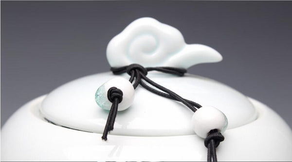 White Jade Ceramic Storage