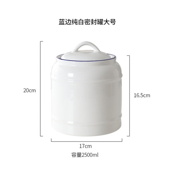 Lovely Leaf Ceramic Jar
