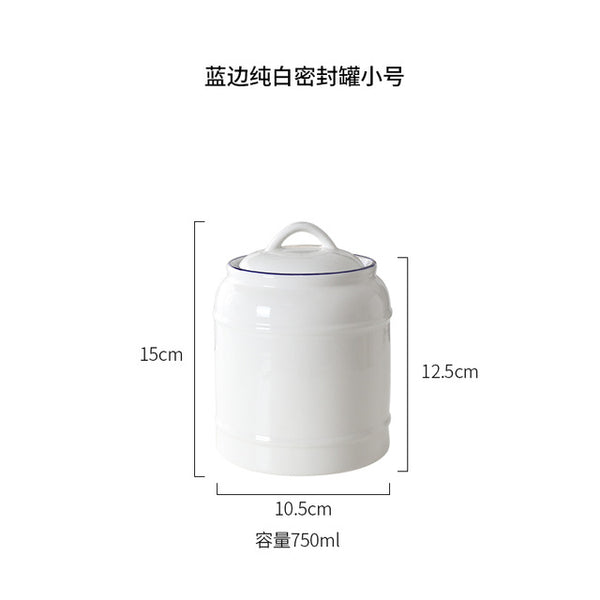 Lovely Leaf Ceramic Jar