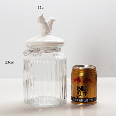 European Glass Jar