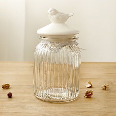 European Glass Jar