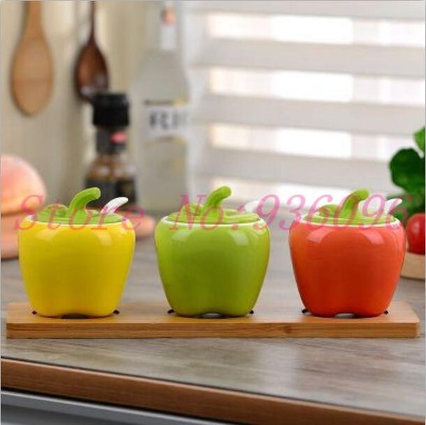 Creative Pumpkin Shape Ceramic Jar