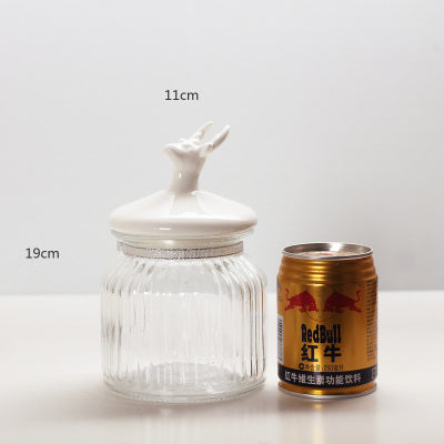 European Glass Jar